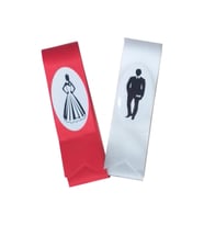atkı kuşağı 2 li gelin damat (Kırmızı-Beyaz)