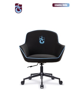 Fanchair x Trabzonspor Icon Siyah Kumaş Çalışma Koltuğu