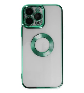 Newface Apple iPhone 14 Pro Max Kılıf Slot Silikon - Köknar Yeşili