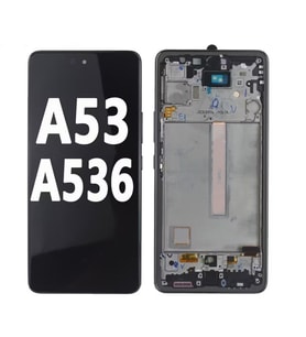Mosgoo Samsung A536 A53 Lcd Ekran Kasalı Oled - Siyah