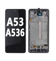 Mosgoo Samsung A536 A53 Lcd Ekran Kasalı Oled - Siyah