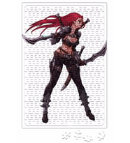 League Of Legends Caitlyn Puzzle 240 Parça Yapboz