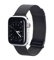 Dux Ducis Apple Watch 38/40/41MM için Milanese Premium Milano Loop Kayış Kordon (Siyah)