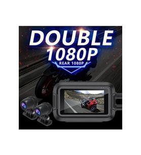 Motosiklet Kamerası Full Hd 1080p,150° Geniş Açı 3.0 Ekran Çift Ön–arka Kamera Wifi Destekli Gprs Özellikli