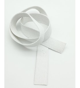 Angel Çanta Aksesuar 3 Cm Pamuklu Kolon 1 Metre Beyaz Renk