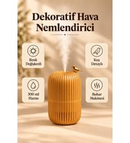 Ahşap Kuşlu Hava Nemlendirici (Kamel)