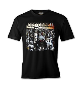 Disturbed - Ten Thousand Fists Siyah Erkek Tshirt