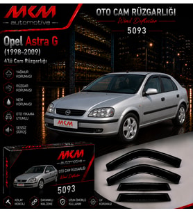 Opel Astra G (1998-2009) 4'lü Mugen Cam Rüzgarlığı
