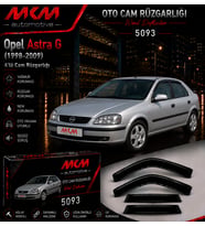 Opel Astra G (1998-2009) 4'lü Mugen Cam Rüzgarlığı