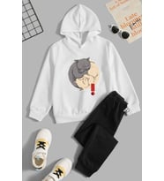 Çocuk Shinobi Kedi Eşofman Takımı (Gri)