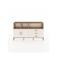 Arges Konsol 5 Raflı 3 Çekmeceli 2 Kapaklı 176x30x99 Çam-Aytaşı