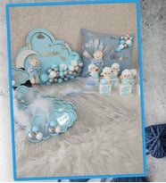 Anne Bebek 4 Lü Hediyelik Set Erkek Bebek TakıYastığı Ledli Pano Magnet(Açıklamayı Okuyun Lütfen)