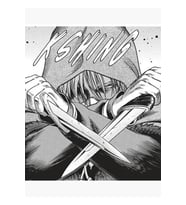 Vinland Saga - Thorfinn - Manga Çizimi Tablo Ahşap Poster Dekoratif