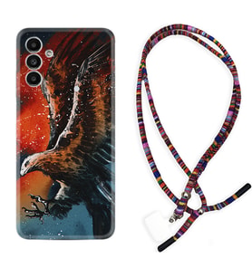 Samsung A23 A31 A32 A50 A51 A52 A53 A70 Kılıf Boyun Asklı Rasta Silikon Kartal Uçarken 1718