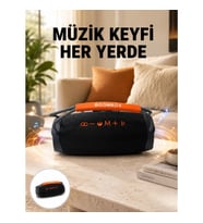 Mey İthalat® 10W Çift Çıkış Güçlü Bluetooth Hoparlör Eller Serbest Yeni Nesil