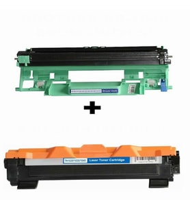 Xplus®  Brother MFC-1811 TN-1040 Ithal Muadil Siyah Toner + Brother DR-1040 Muadil Drum Ünitesi 2 Li Set