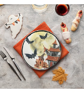 Keramika Halloween Moon Servis Tabağı 26 Cm 19947