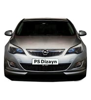 Opel Astra Uyumlu J Hatchback (2011-2013) Makyajsız Ön Tampon Ek (Plastik) (Karışık)