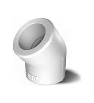 Pprc 32mm Açık Dirsek 45* 3 Adet