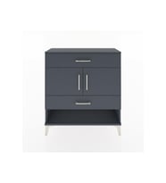 Arges Şifonyer 2 Raflı 2 Çekmeceli 2 Kapaklı 88x30x96 Antrasit-Antrasit