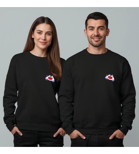 Sevgililer Günü Özel Kombin, 2 Ürün Bisiklet Yaka Sweatshirt