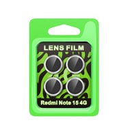Xiaomi Redmi Note 15 4g Raze Metal Kamera Lens - Gümüş