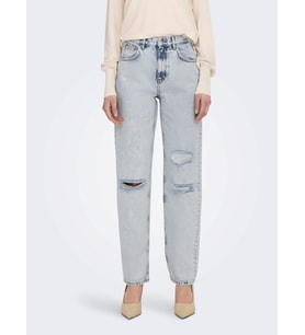 Only Kadın Kot Pantolon ONLROBYN STR LONGER ANK DNM DOT15263534 (DENIM)