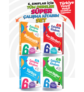 6. Sınıf Tüm Dersler Süper Çalışma Kitabım Set
