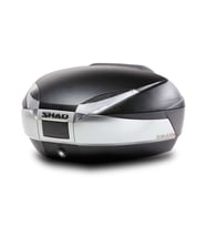 SH48 Titanium Motosiklet Arka Çanta 48 Litre Kapasiteli Top Case Motor Çanta