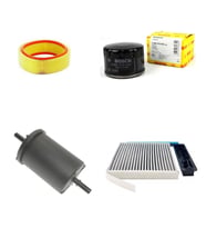 Bosch Filtre Bakım Seti Dacia sandero 1.4 1.6 Benzinli 2008-2012 Hava + Yağ F + Yakıt F. + Polen Filtron