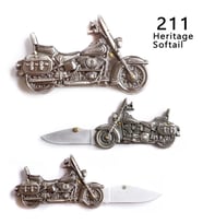 Motosiklet Figür Çakı/Bıçak Açılır Kapanır 15 cm Model 211 (Füme)