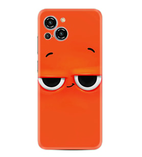 Reeder S23 Max Pro Kılıf Resimli Desenli Silikon Platinium Series Orange 1830