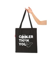 Siyah Bez Çanta Cooler Than You Baskılı