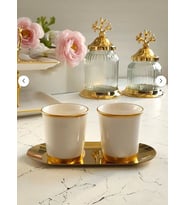 REGNA HOME Fine Living Golden Mug Set -3 parça