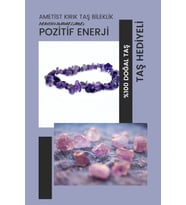 Ametist Kırık Doğal Taş Bileklik ( Negatif Enerji Engeller ) ( Taş Hediyeli )