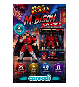 9334219314R00 Street Fighter II M Bison 6 Figure