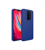 Xiaomi Redmi Note 8 Pro Uyumlu Kılıf Metal Çerçeve ve Buton Tasarımlı Silikon Zore Luna Kapak