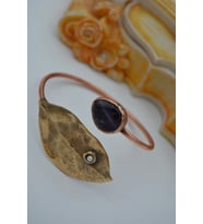 STONEAGE AMETİST TAŞLI TASARIM BİLEKLİK