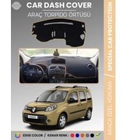 RENAULT KANGOO (2009-2019) Torpido Örtüsü Ön Göğüs Koruma Torpido Koruma Araca Özel Tam Uyum Kaymaz