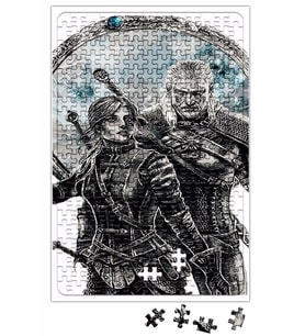 Geralt e Cirilla Puzzle 240 Parça Yapboz