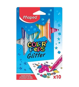 Maped Glitter Keçeli Kalem 10 Renk 847110