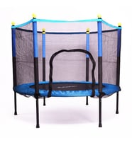 Fileli Büyük Boy Trambolin 140 cm Çap Mavi