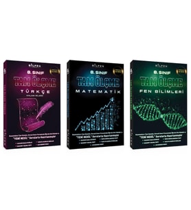 BİLFEN 8. Sınıf Tam Ölçme Türkçe - Matematik - Fen Bilimleri Soru Bankası (3 Kitap)