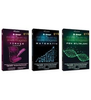 BİLFEN 8. Sınıf Tam Ölçme Türkçe - Matematik - Fen Bilimleri Soru Bankası (3 Kitap)
