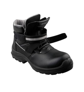 Swolx Baskılı Vidala Deri-S3 Unisex İş Güvenliği Ayakkabısı CLAS-XLK-HRO-10 Siyah