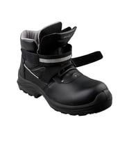 Swolx Baskılı Vidala Deri-S3 Unisex İş Güvenliği Ayakkabısı CLAS-XLK-HRO-10 Siyah