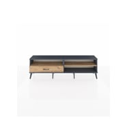 Arges TV Ünitesi 2 Raflı Tek Çekmeceli  176x30x51 Antrasit-Çam