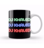 DJ Khaled DJ Khaled DJ Khaled Art Kupa Bardak Porselen