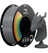 Creality Upgrade Ender 3D Yazıcı Filamenti, Gri PLA+ Filamenti 1,75 mm, 1 kg Makara (1,0 kg), Doğruluk +/- 0,02 mm, 3D Baskı Filamenti, Güçlü Dayanıklılık, Vakumlu Ambalaj, Çevre Dostu