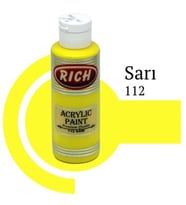 Rich Master Akrilik Boya 120 cc. 112 Sarı 